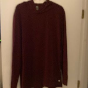 Maroon hoodie. Size XL
